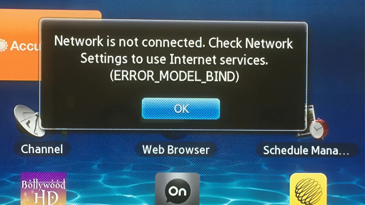 Mã lỗi ERROR MODEL BIND
