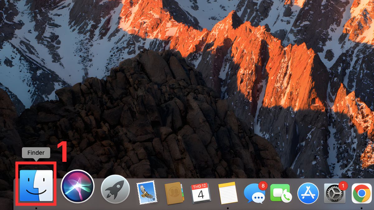 Cách bật camera MacBook truyền thống bước 1