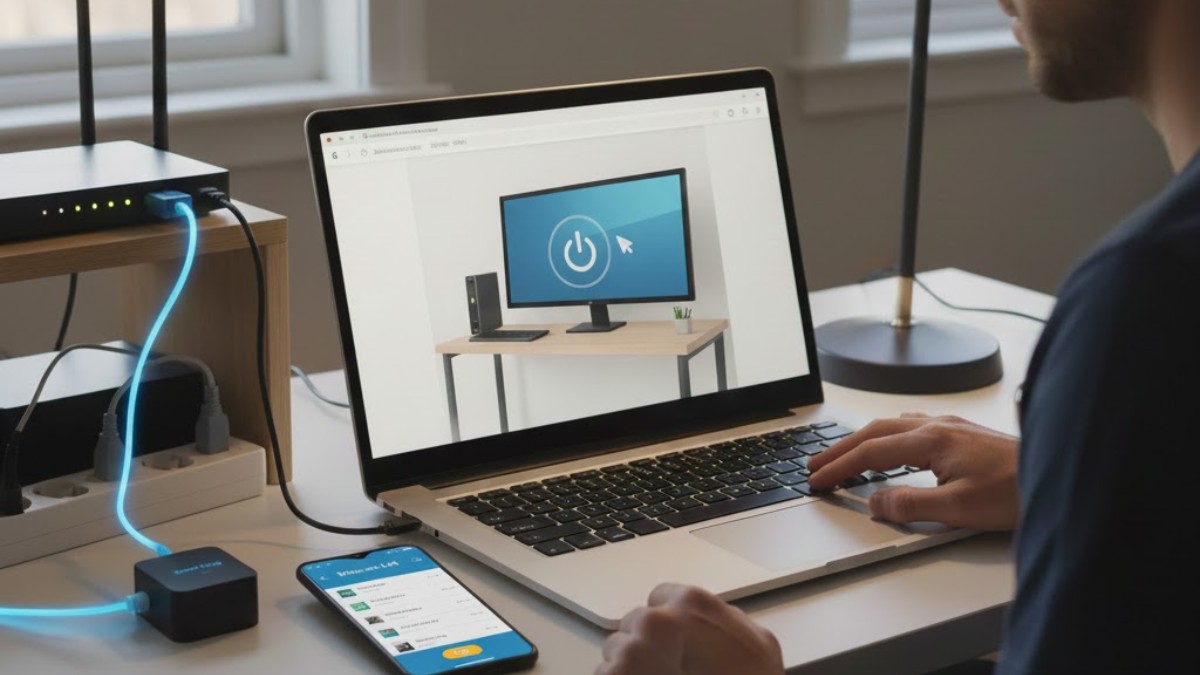 Bật máy tính từ xa là thao tác kích hoạt dù bạn không ở cạnh thiết bị