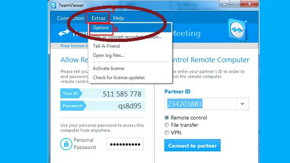 Cách bật máy tính từ xa thông qua TeamViewer bước 2