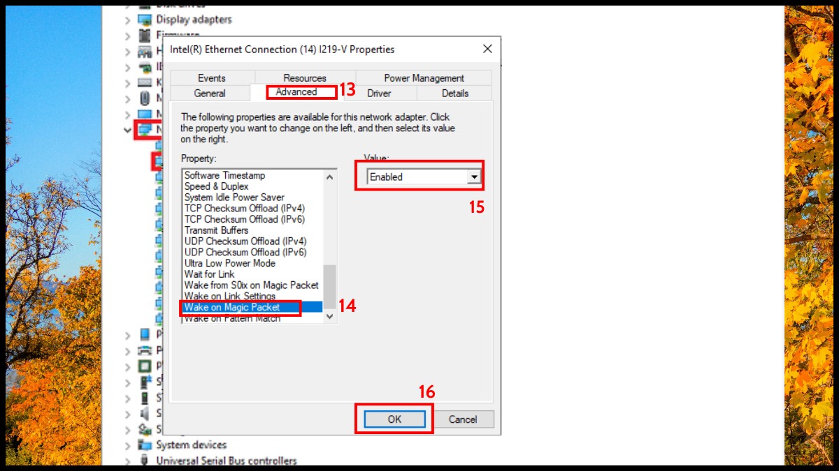 Kích hoạt Wake on LAN trong BIOS để bật máy tính từ xa bước 4 1