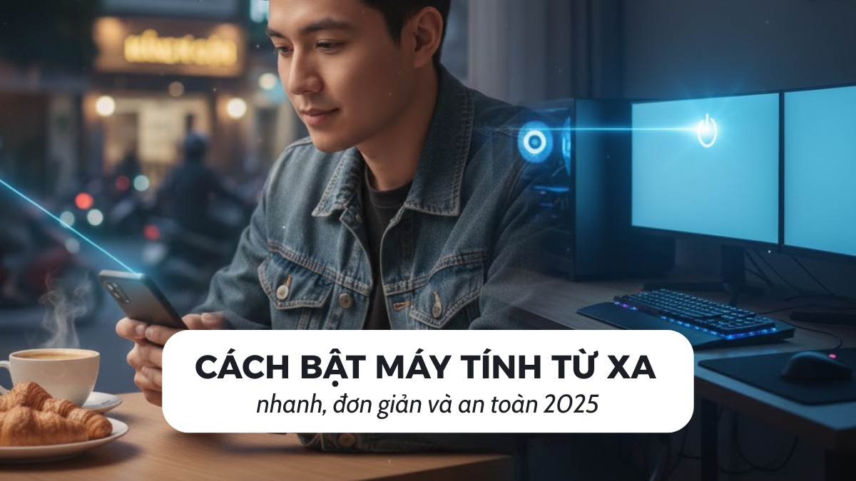 Cách bật máy tính từ xa nhanh, đơn giản và an toàn 2025