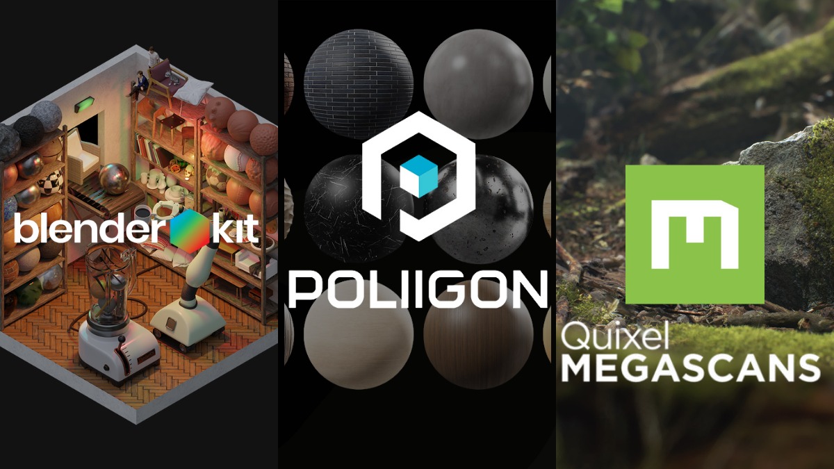 So sánh BlenderKit với các addon thư viện khác