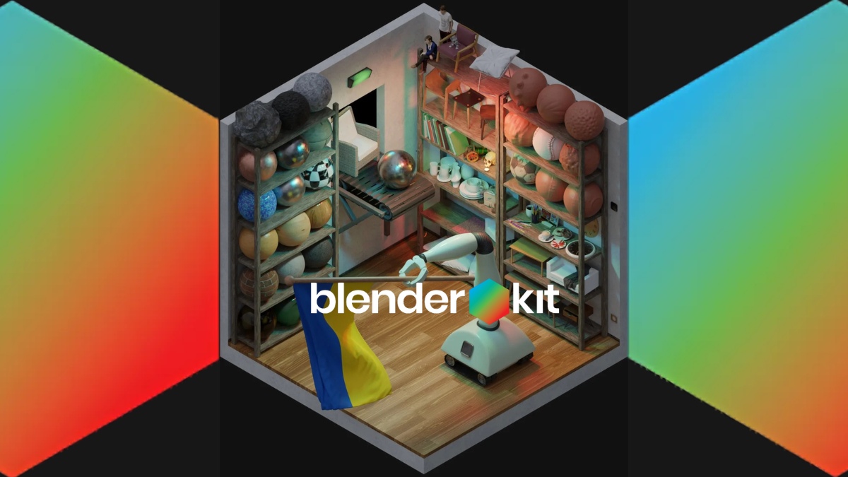 BlenderKit là gì? Thư viện 3D miễn phí cho Blender