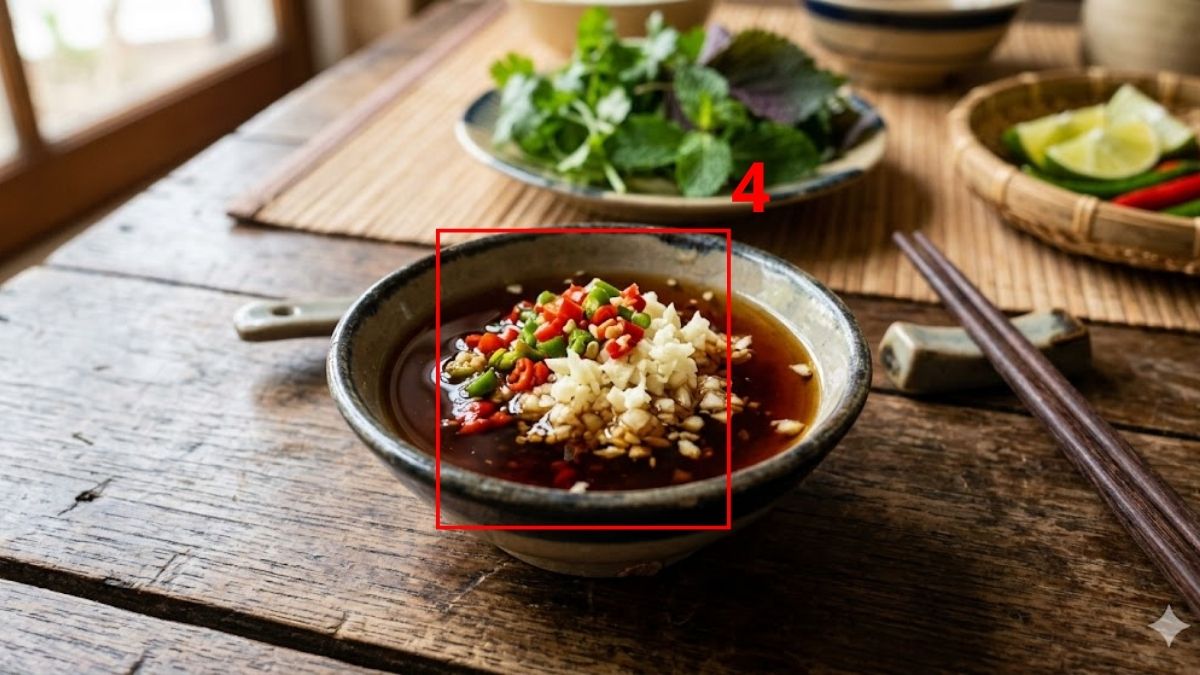 Cách pha nước chấm ăn kèm bồ câu quay bước 4