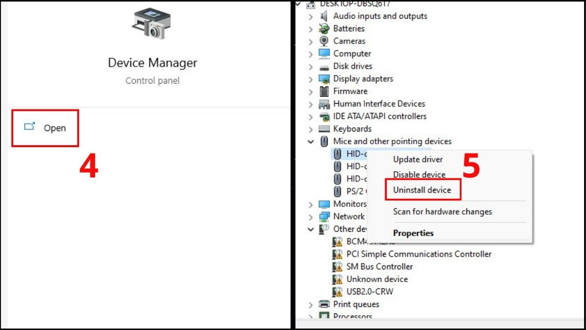 Gỡ bỏ phần mềm hoặc driver vừa cài đặt để xử lý lỗi BSOD bước 4