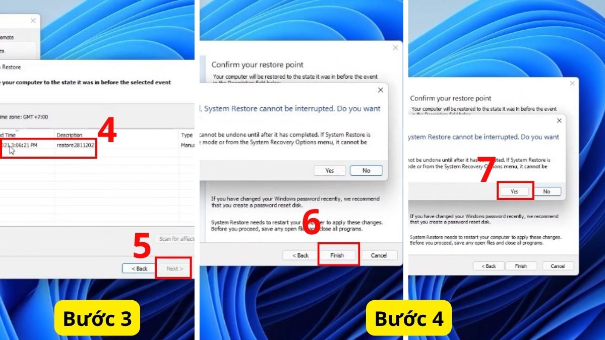 Khôi phục hệ thống để xử lý lỗi BSOD bước 3
