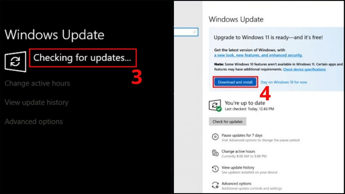 Cập nhật Windows phiên bản mới nhất bước 3