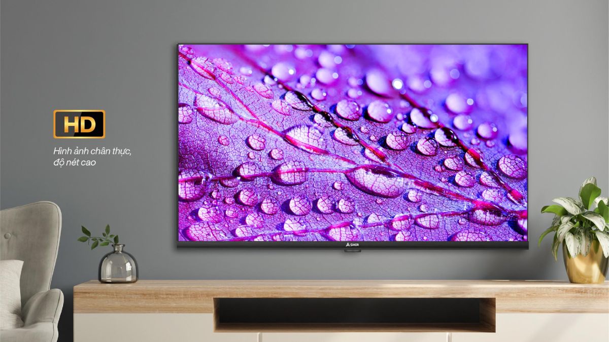 Tivi HD sở hữu độ phân giải 1366 × 768 pixel