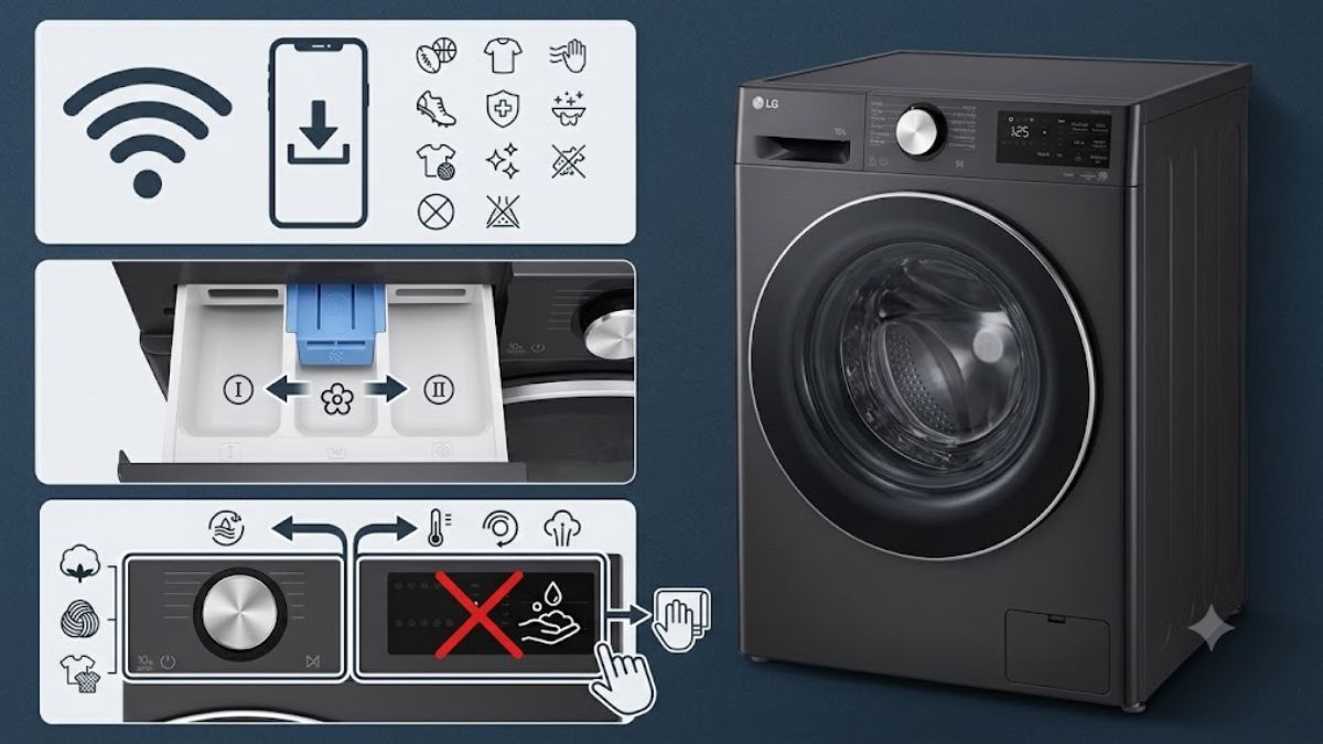 Ghi nhớ các ký hiệu và lưu ý khi sử dụng máy giặt