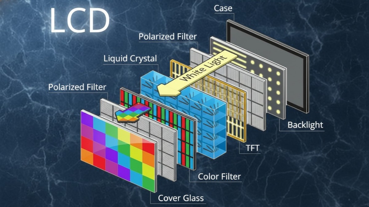 Màn hình LCD phổ biến và được nhiều ưa chuộng