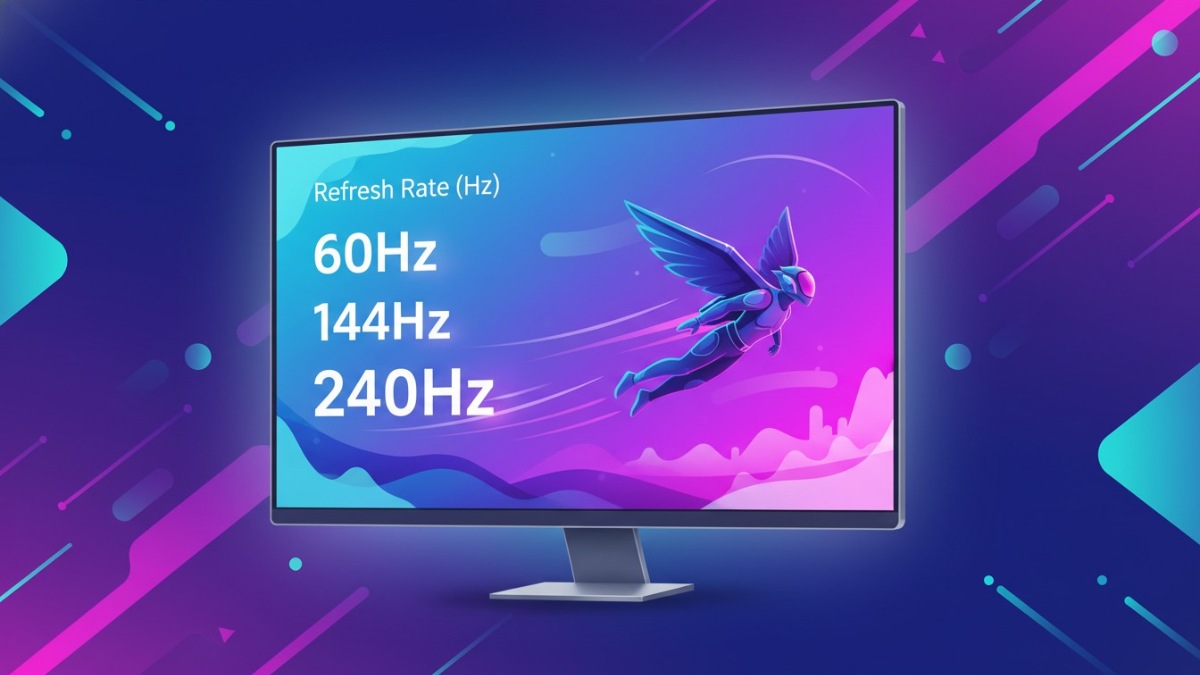 Tần số quét hay tốc độ làm mới cũng là một chỉ số quan trọng khi chọn màn hình