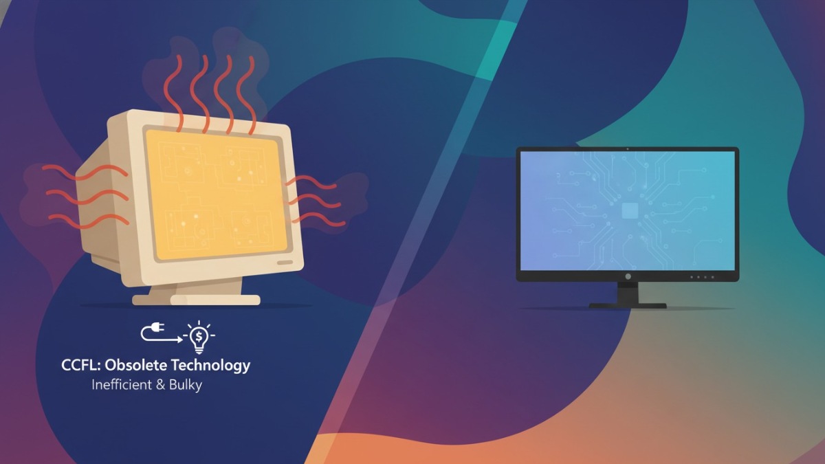 Màn hình CCFL thuộc thế hệ đầu nhưng cũng có nhiều nhược điểm