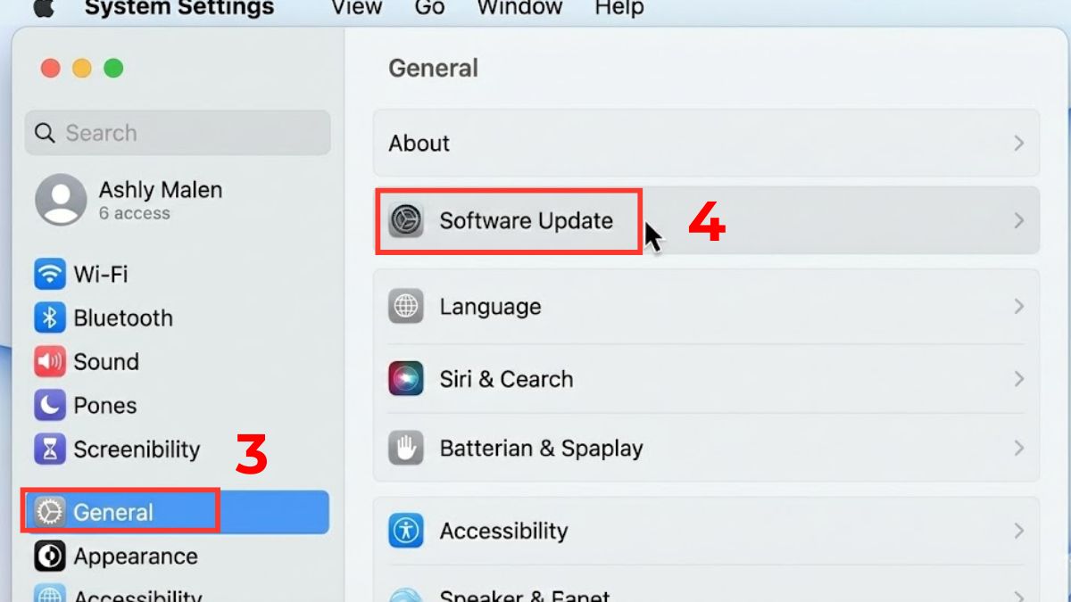 Cập nhật driver bàn phím trên macOS nếu không gõ được a còng bước 2