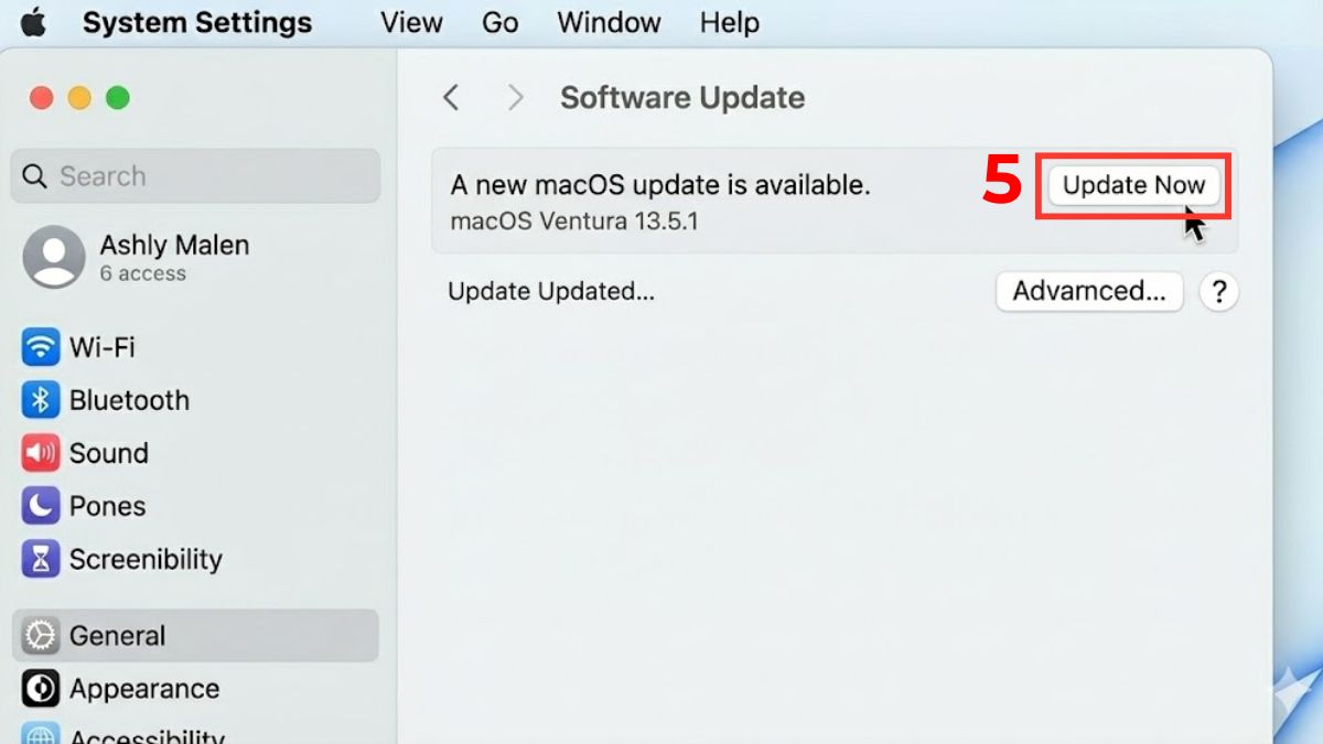 Cập nhật driver bàn phím trên macOS nếu không gõ được a còng bước 3