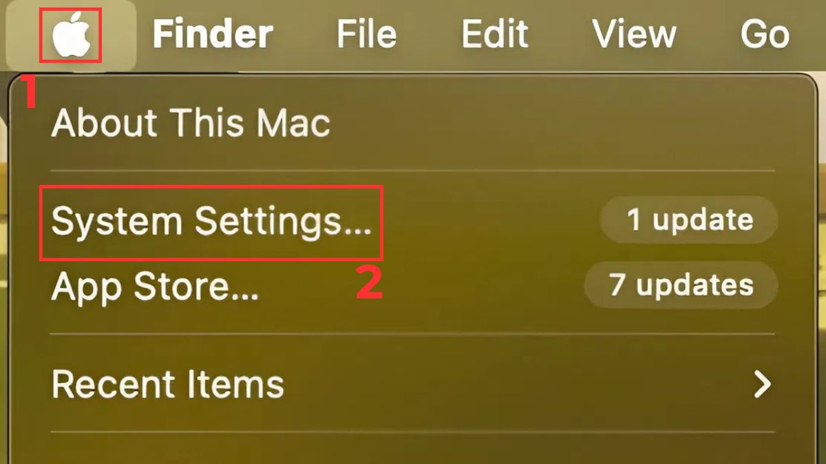 Bật quyền truy cập Micro trên các ứng dụng MacBook bước 1
