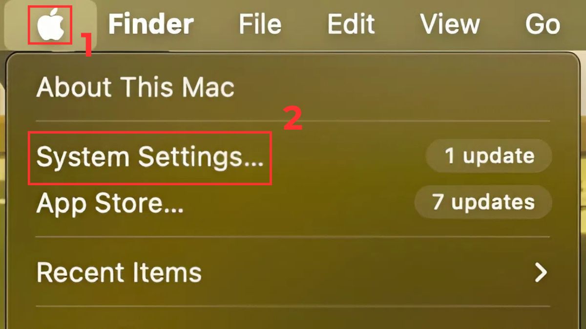 Bật quyền truy cập Micro trên máy tính MacBook bước 1