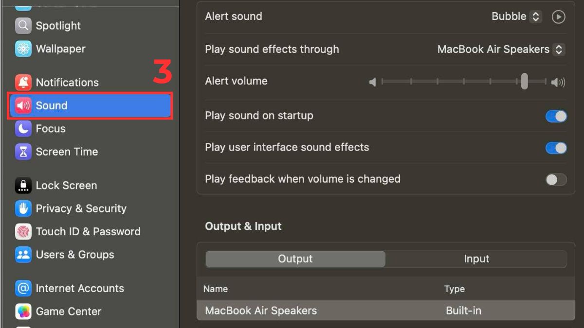 Bật quyền truy cập Micro trên máy tính MacBook bước 2