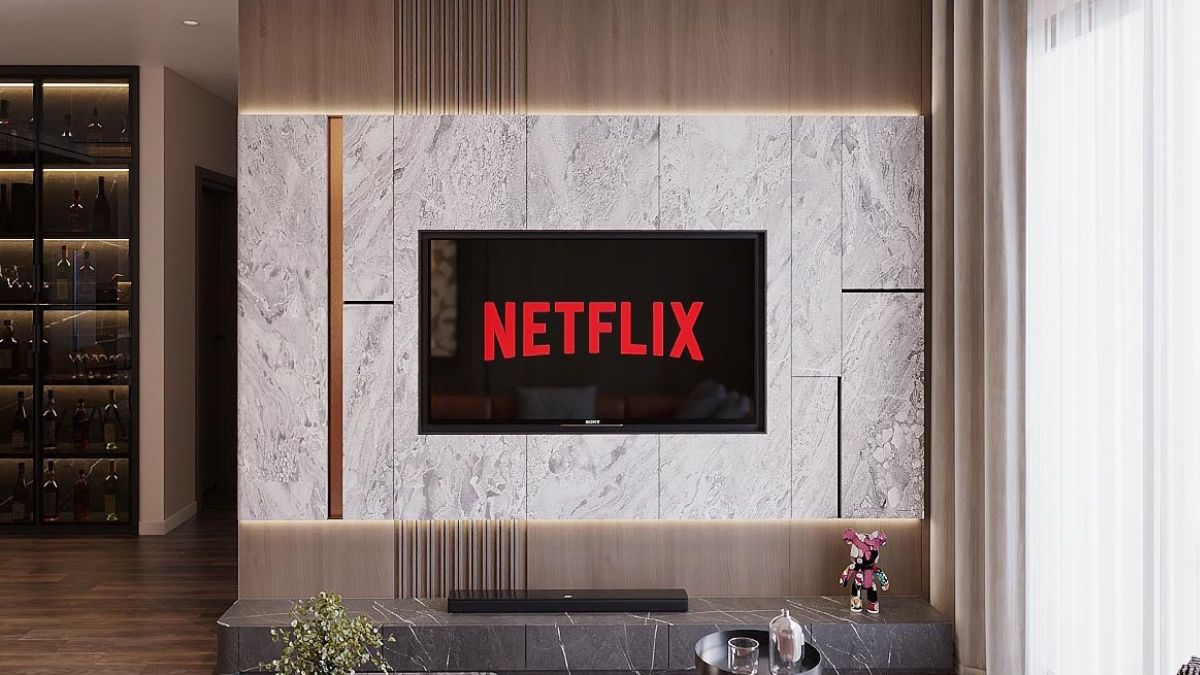 Bố trí tivi phòng khách theo phong cách hiện đại