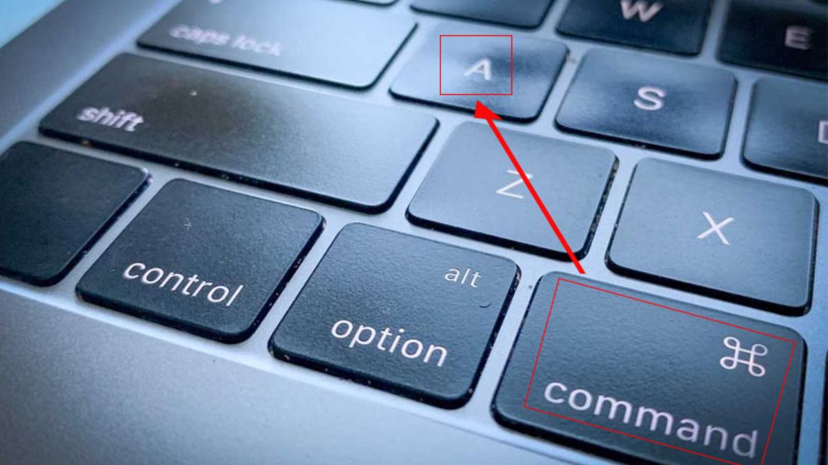 Cách bôi đen trên MacBook bằng phím tắt