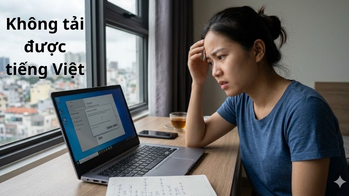 Lỗi không tải được tiếng Việt và cách khắc phục