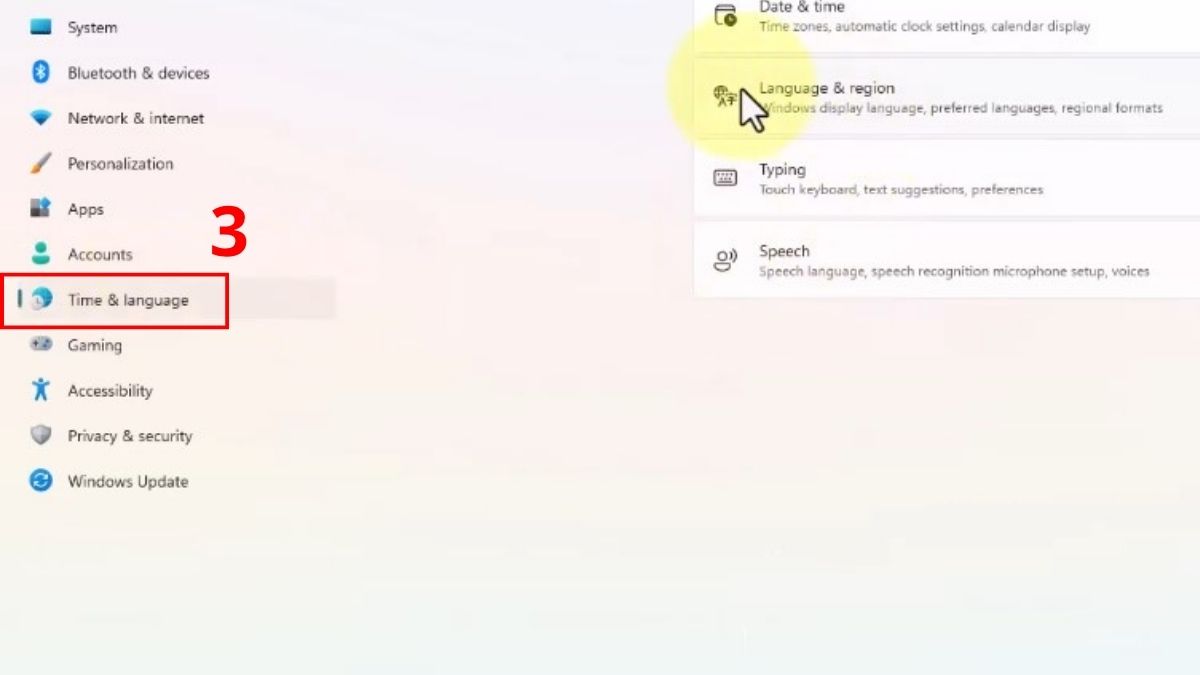 Cách cài tiếng Việt cho laptop Win 11 bước 2