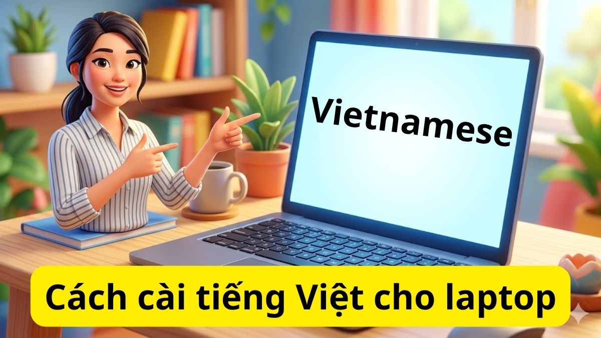 Cách cài tiếng Việt cho laptop Windows, Macbook đơn giản nhất