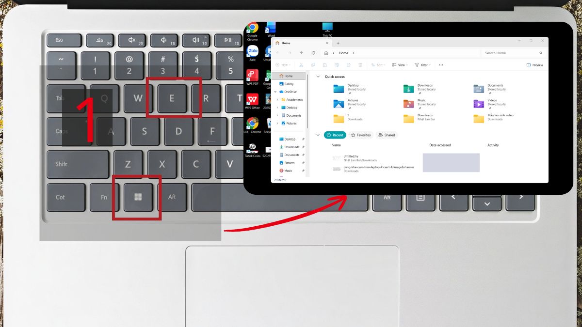 Cách mở và sử dụng thẻ nhớ trên laptop bước 1