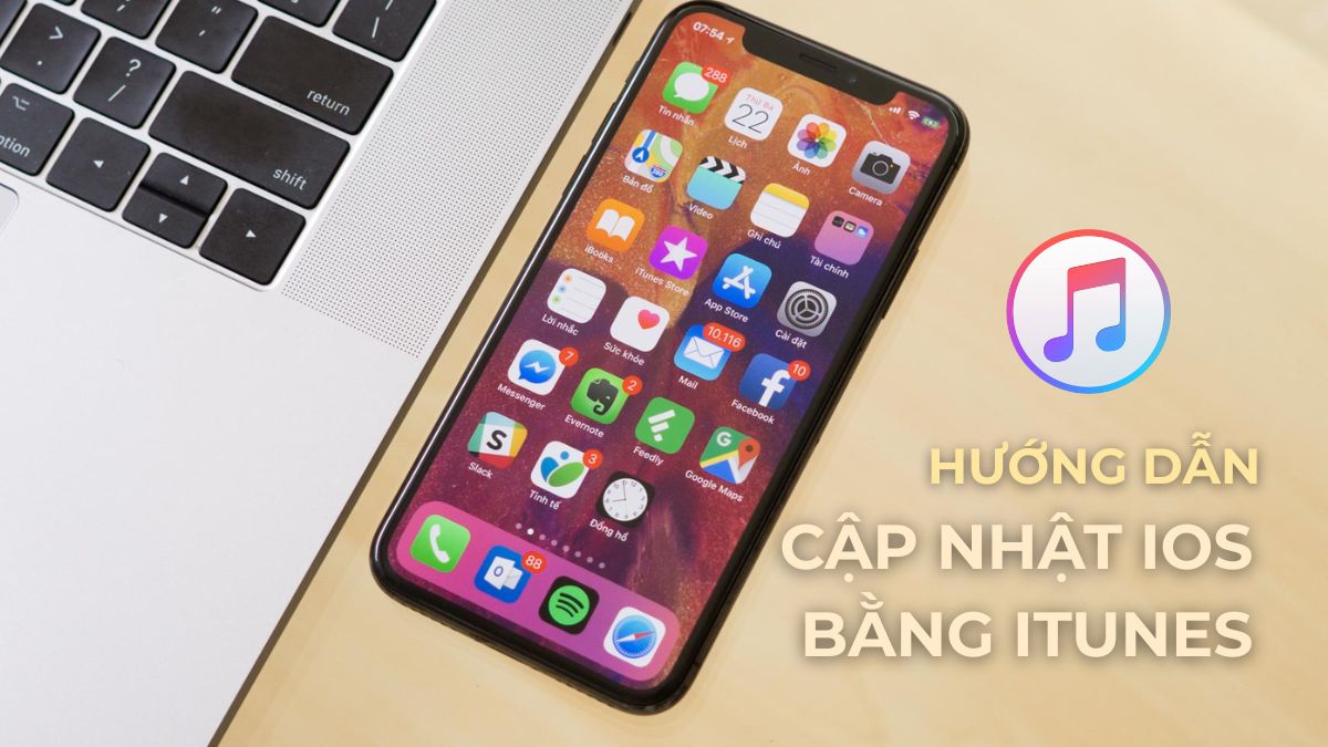 Hướng dẫn cập nhật iOS bằng iTunes trên máy tính đơn giản