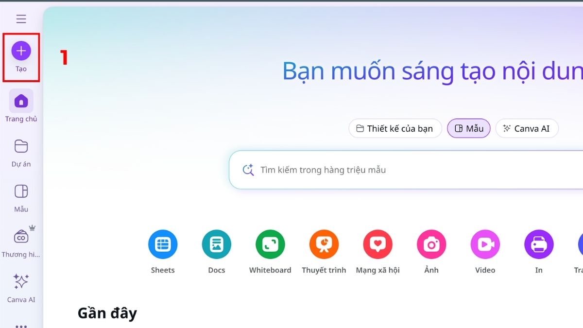 Sử dụng Canva để cắt ảnh trên MacBook bước 1