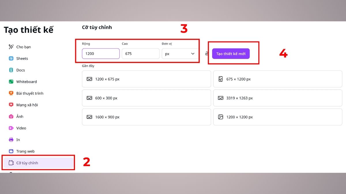 Sử dụng Canva để cắt ảnh trên MacBook bước 2