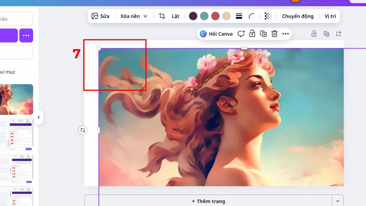 Sử dụng Canva để cắt ảnh trên MacBook bước 4