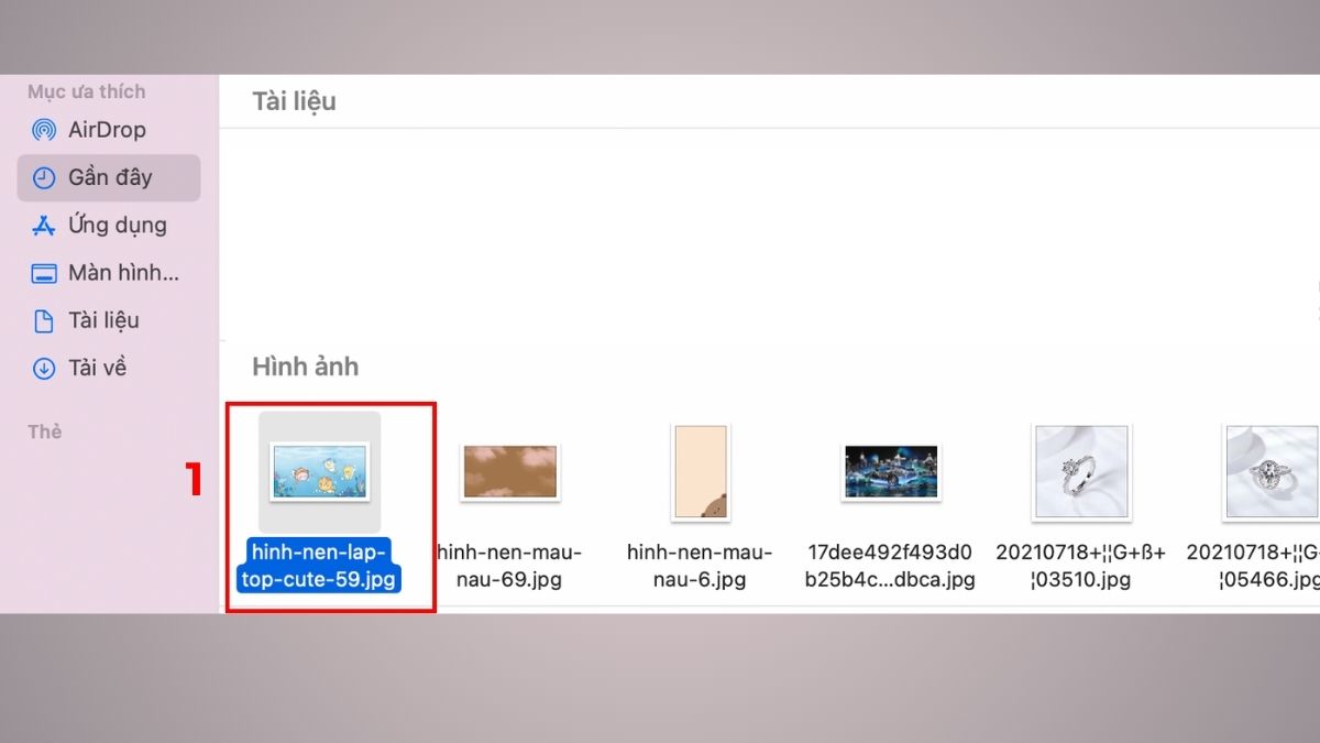 Chọn và mở hình ảnh cần chỉnh sửa