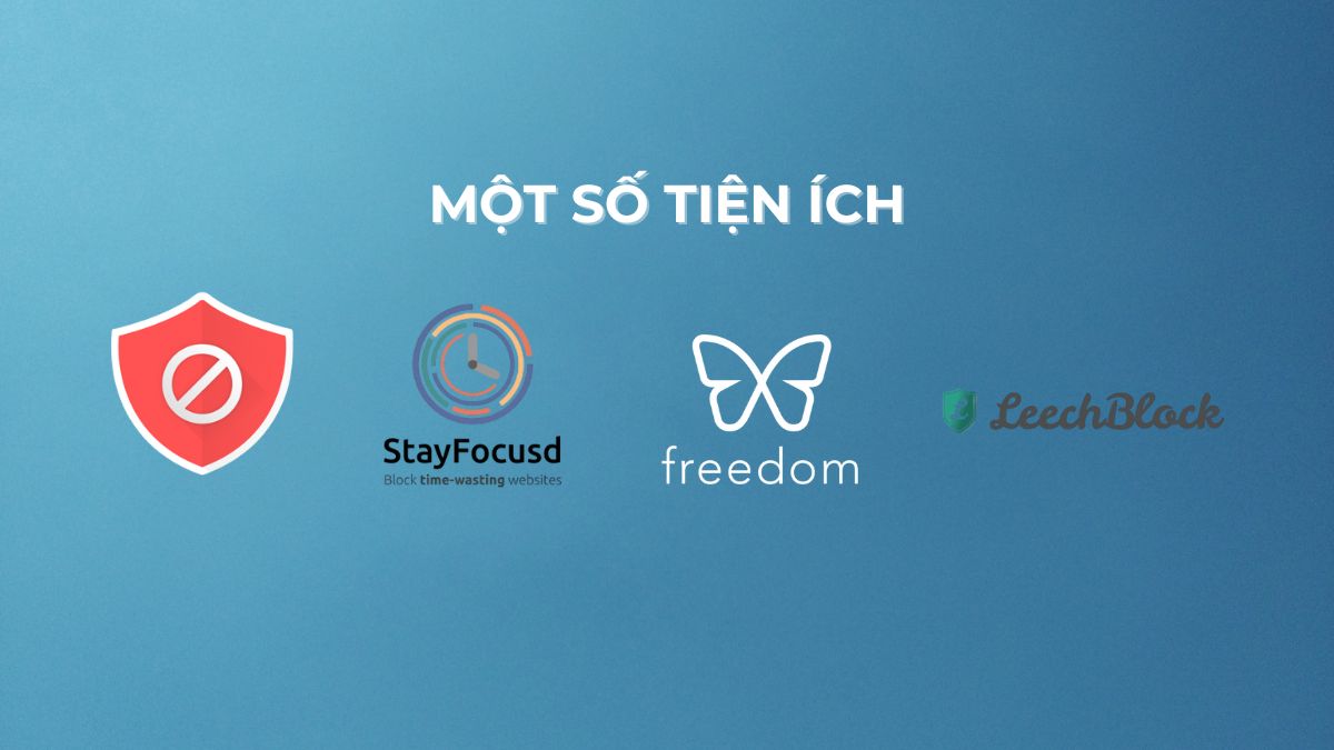 Một số tiện ích chặn trang web phổ biến