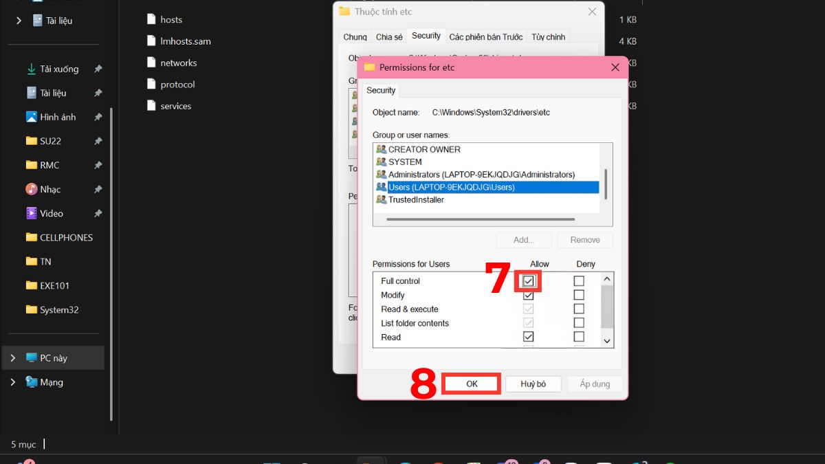 Cách chỉnh file host trên Windows bước 3 1