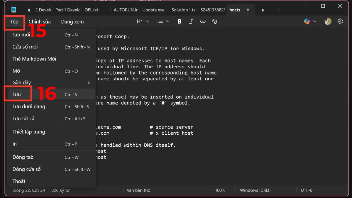 Cách chỉnh file host trên Windows bước 4 1