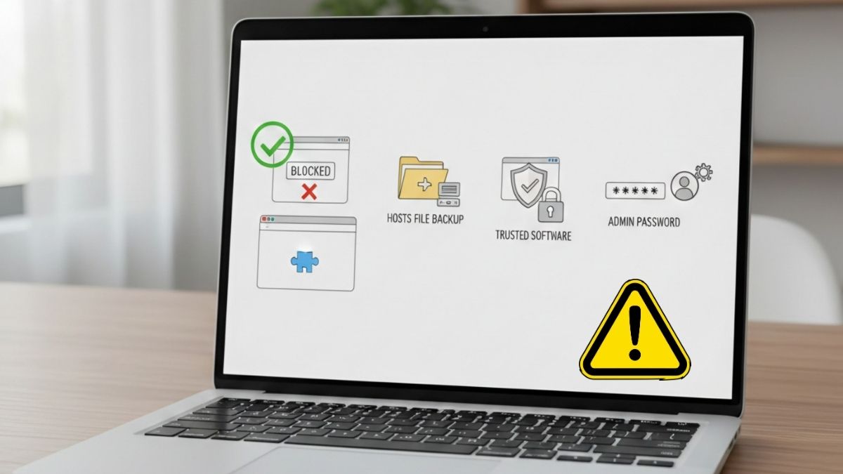 Những lưu ý khi chặn trang web trên máy tính