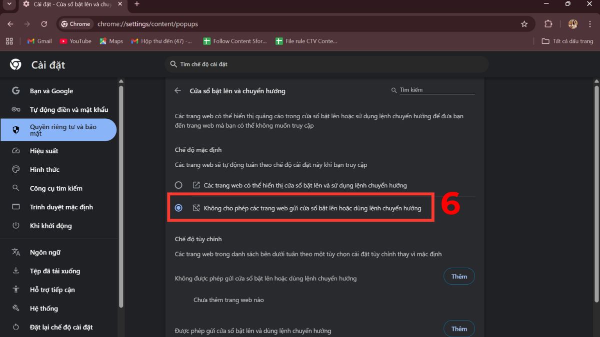 Cách chặn một trang web trên Chrome bước 3 1