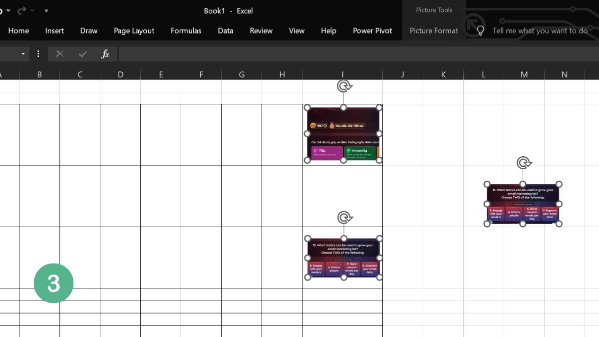 Hướng dẫn cách chèn ảnh vào Excel vừa ô đơn giản bước 3