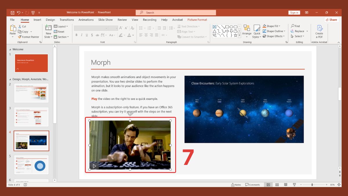 Chèn GIF vào PowerPoint từ Online Picture bước 4