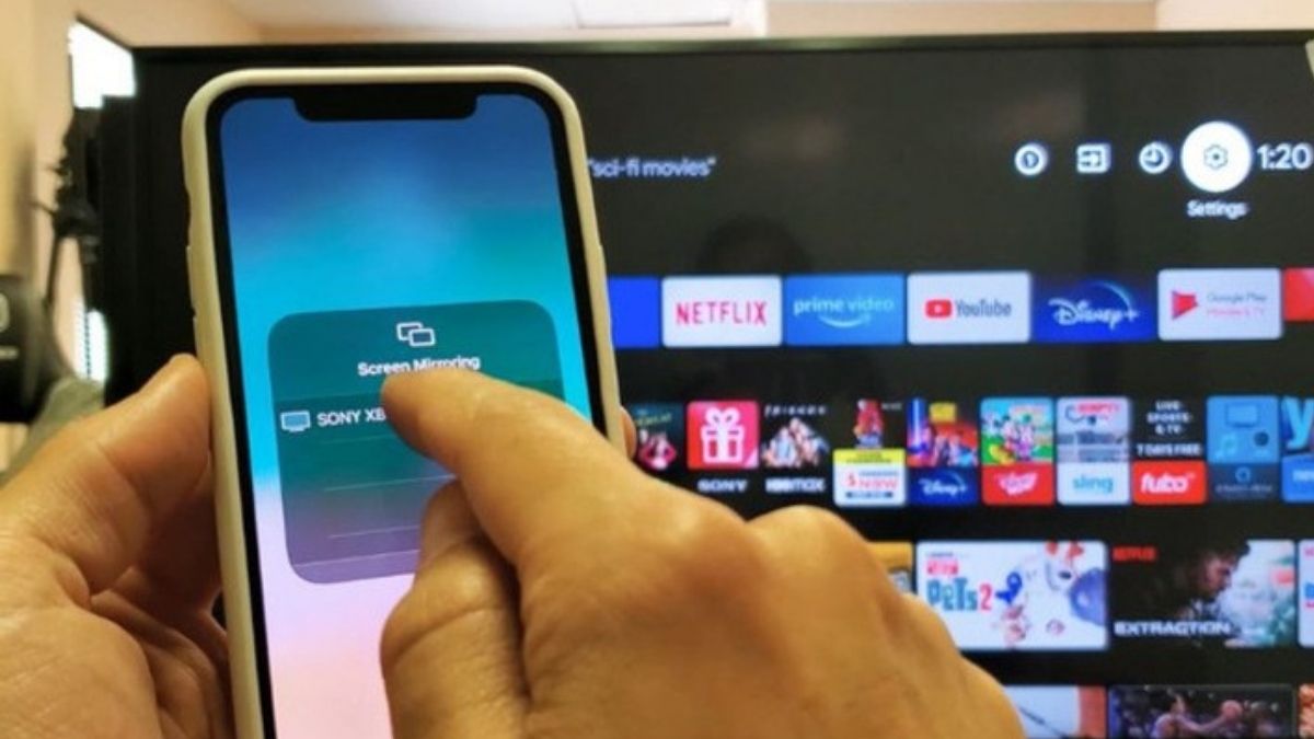 Một số lưu ý khi chiếu màn hình điện thoại lên tivi Sony