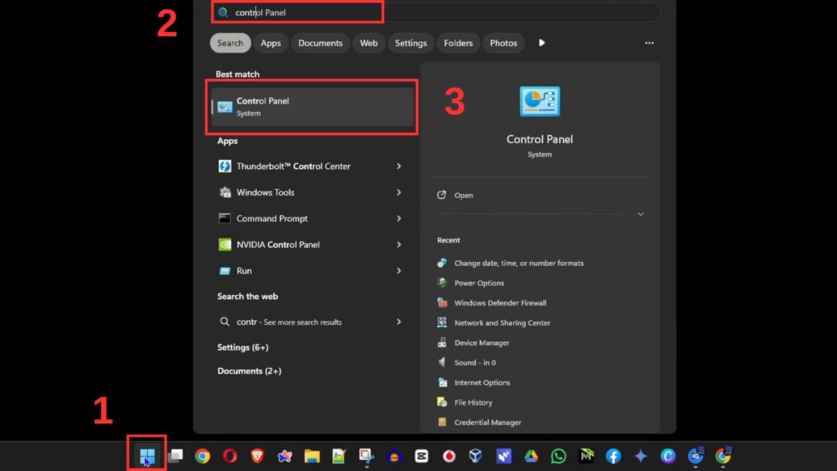 Cách chỉnh 24 giờ trên máy tính Win 11 bước 1