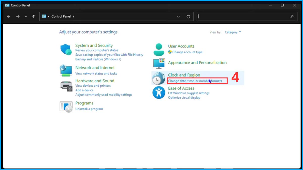 Cách chỉnh 24 giờ trên máy tính Win 11 bước 2