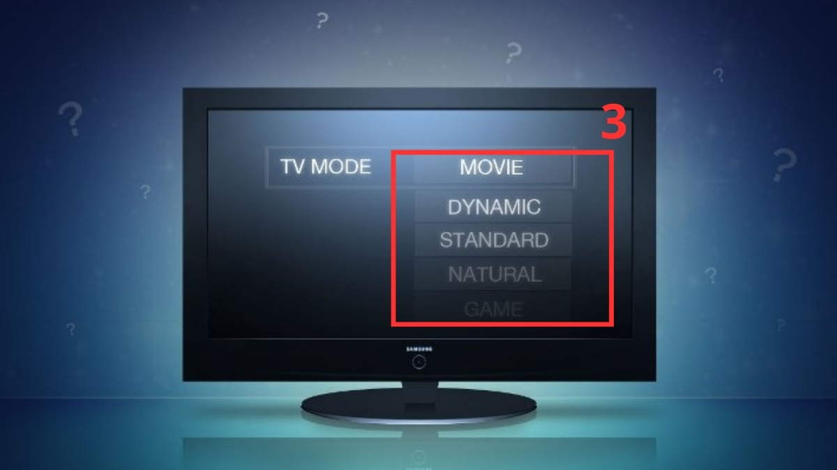 Chọn chế độ hình ảnh phù hợp để tối ưu màu tivi đời cũ bước 3