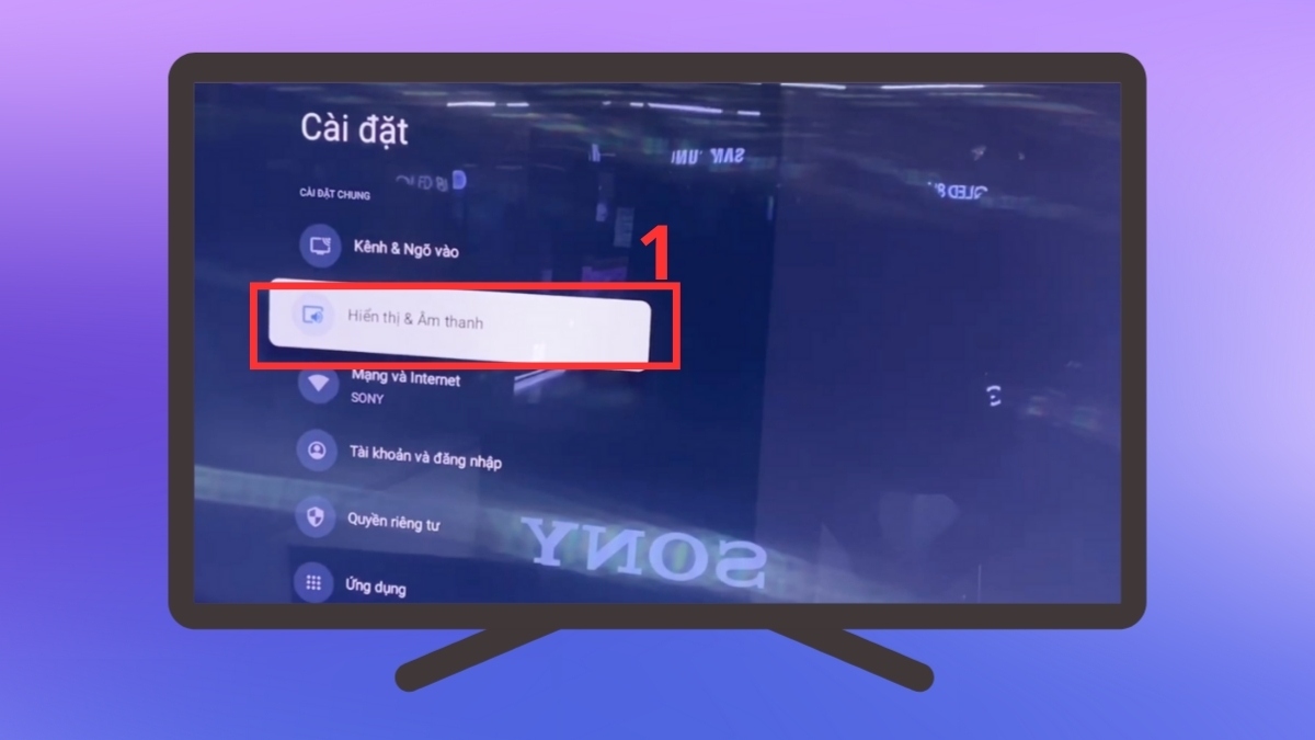 Điều chỉnh nhiệt độ màu cho tivi đời cũ bước 1