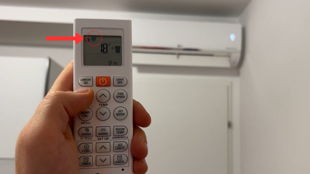 Vào mùa hè máy lạnh LG ở chế độ COOL sẽ tối ưu nhất