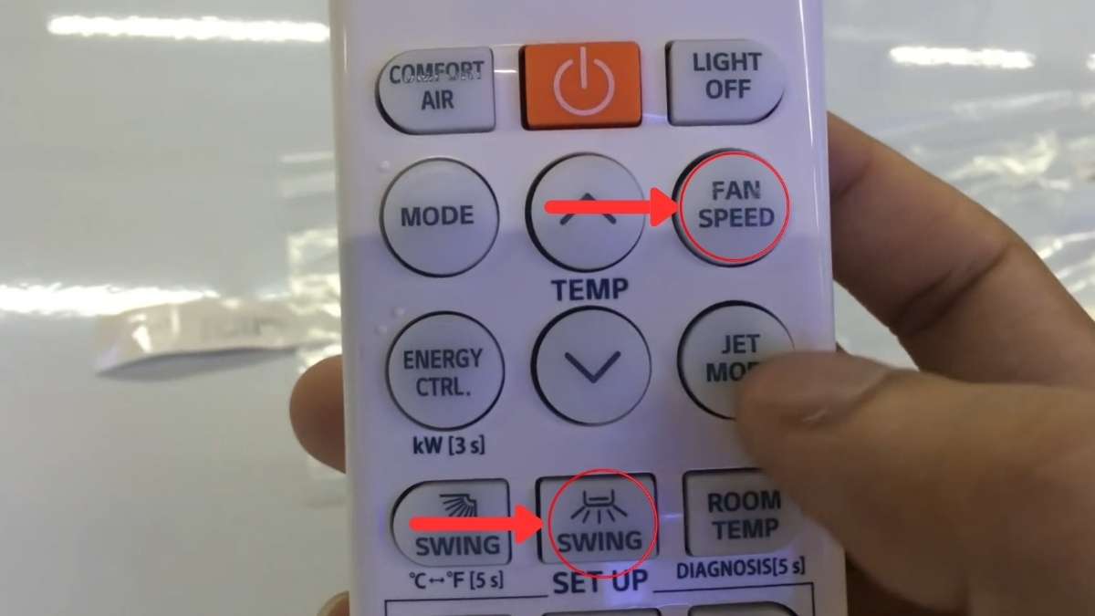 Điều chỉnh Fan Speed và Swing phù hợp