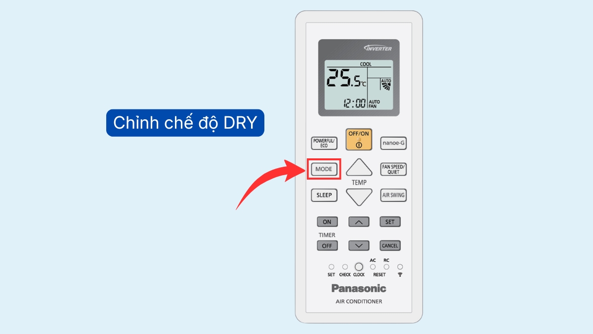 Sử dụng chế độ DRY đúng thời điểm