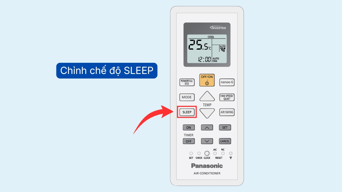 Kích hoạt chế độ SLEEP khi ngủ
