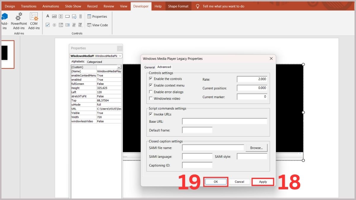 Nhấn Apply và OK để hoàn tất chỉnh tốc độ video
